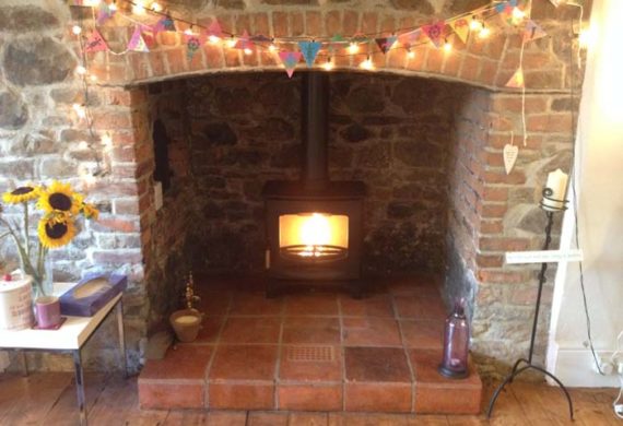 new log burner installation